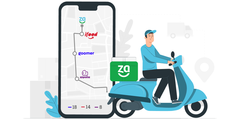 sistema delivery integrado ifood mobile